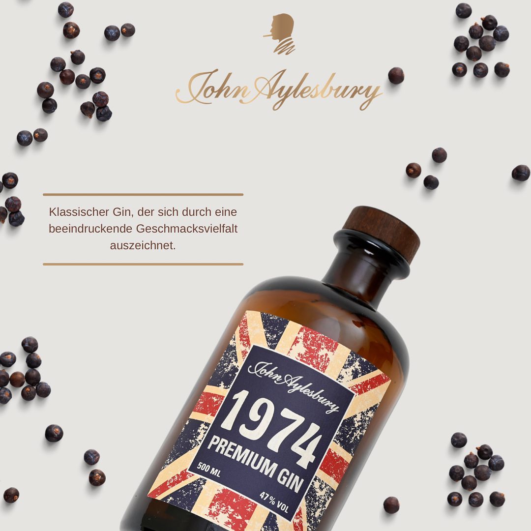 1974 Premium Gin John Aylesbury