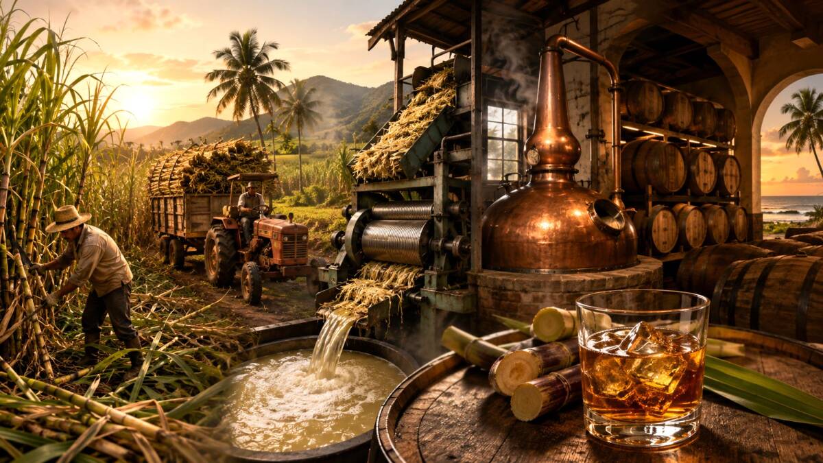 Rum - Von der Zuckerrohrernte bis ins Glas - Rum - Von der Zuckerrohrernte bis ins Glas