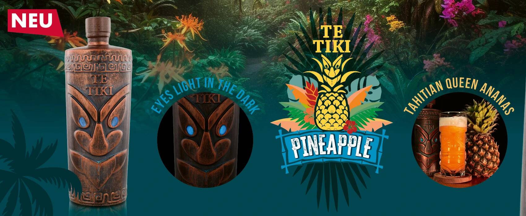 Te Tiki Pineapple Liqueur Ananaslikör