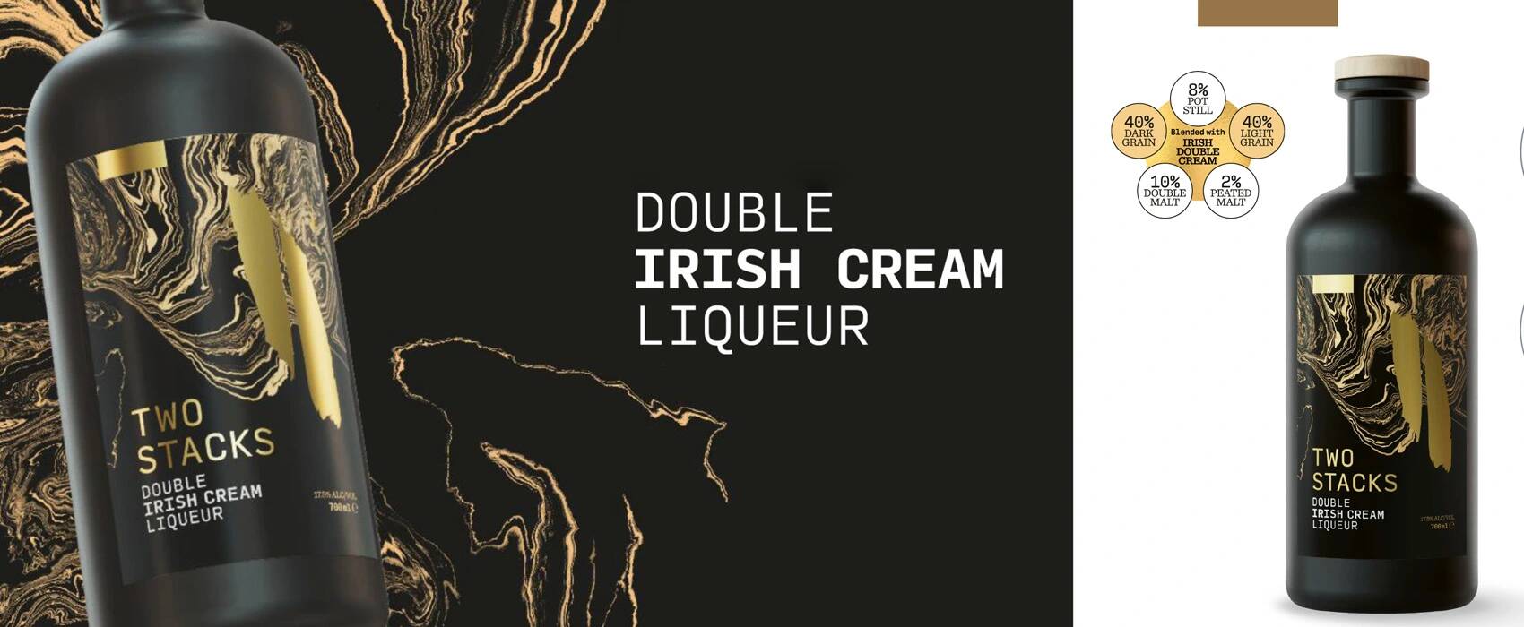 Two Stacks Double Irish Cream Likör
