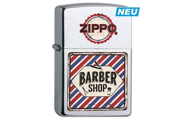 ZIPPO Feuerzeug Barber Shop Sign - 60003268