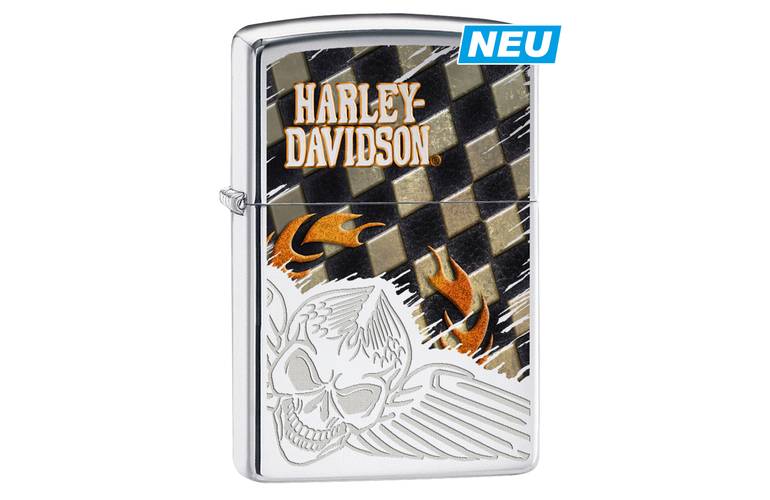 ZIPPO Feuerzeug Harley Davidson Skull - 60003124