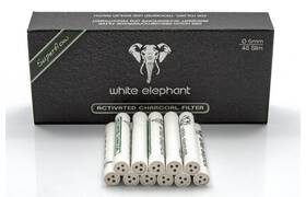 White Elephant Aktivkohlefilter Superflow 6mm 45 Stck