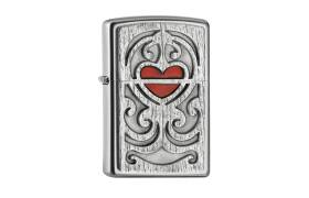 ZIPPO Feuerzeug Wood Carving Heart - 2005107