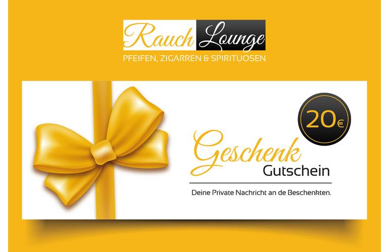 Rauch-Lounge.com Gutschein per E-Mail