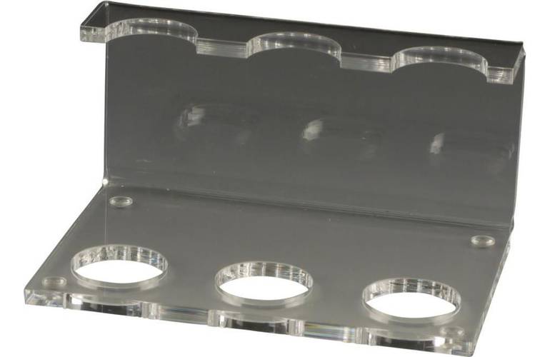 Pfeifenstnder aus Acryl transparent fr 3 Pfeifen - Pfeifenhalter