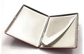 Pearl Elegantes Zigarettenetui für 9 Zigaretten rot,...