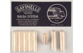 Savinelli Balsa Pfeifen-Filter 9mm 15 Stück