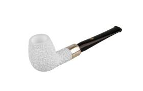 Altinay Meerschaum Pfeife Billard Army rustik Silberring