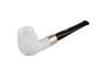Altinay Meerschaum Pfeife Billard Army rustik Silberring