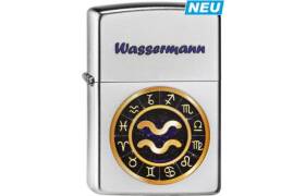 ZIPPO Feuerzeug Sternzeichen Wassermann - 60003629