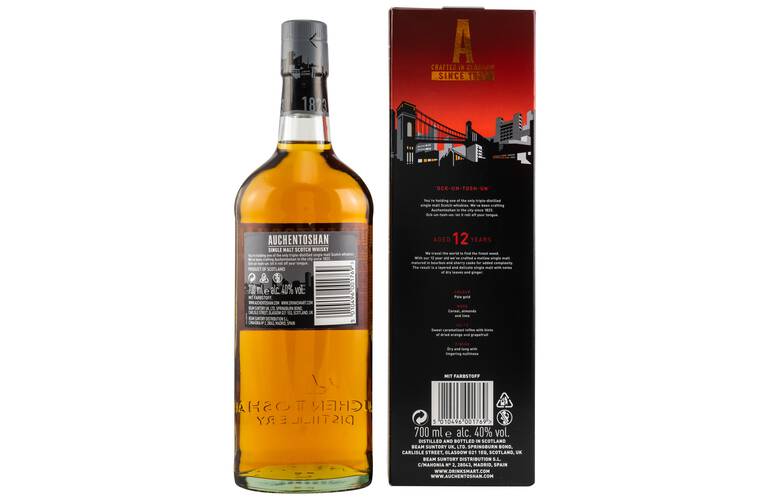 Auchentoshan 12 Jahre Single Malt Whisky 40% vol. 0,7 Liter