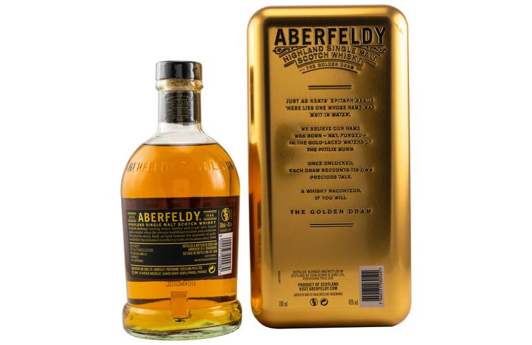 Aberfeldy 12 Jahre Goldbarren Single Malt Whisky 40% vol. 0,7 Liter