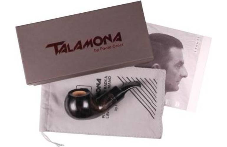 Talamona Reverse Calabash grau, 9mm Pfeife (2)