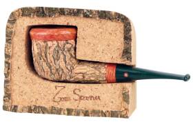 Tom Spanu mit Korkmantel gerade, 9mm Unikat Pfeife