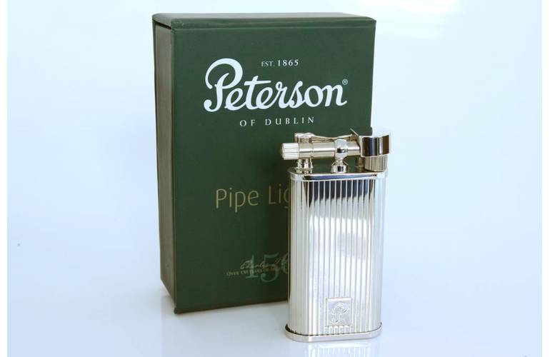 Peterson Pfeifenfeuerzeug Silver Stripe