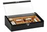 Adorini Humidor Vega schwarz Deluxe - 78 Zigarren