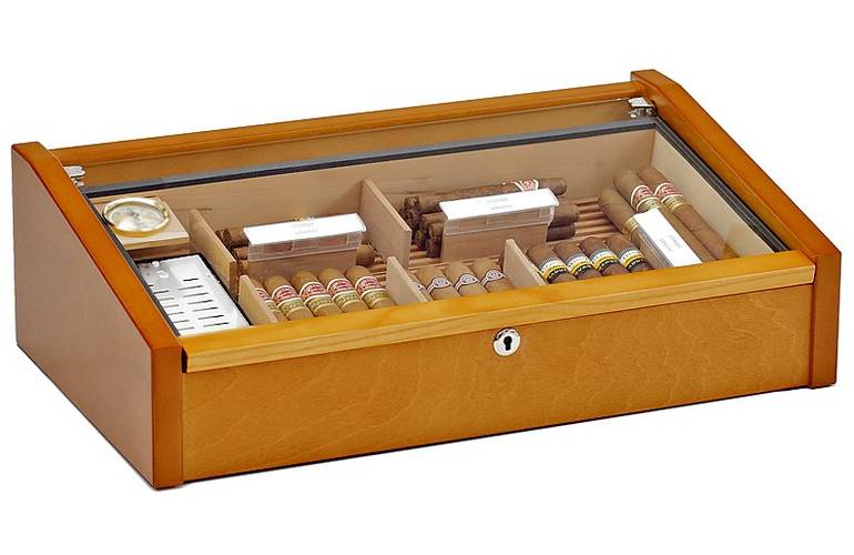 Adorini Humidor Vega mahagoni Deluxe - 78 Zigarren