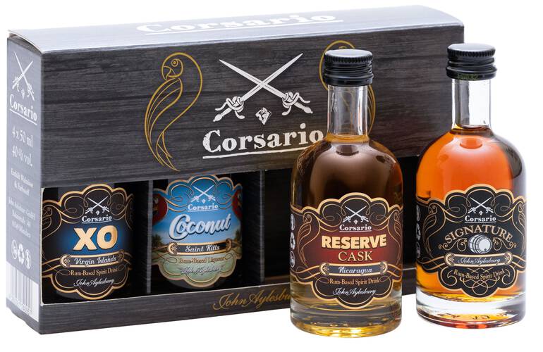 Corsario Rum Tasting Set 4 x 50 ml