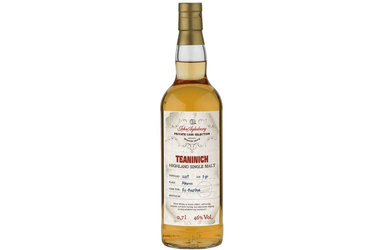 John Aylesbury Private Cask Selection Teaninich 8 Jahre Single Malt Whisky 46% 0,70l