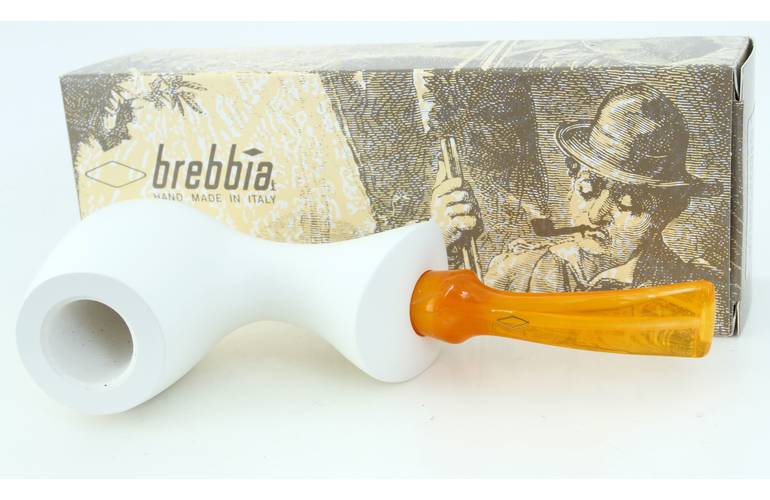 Brebbia Mara Bianca 1621 Meerschaumeinsatz - 9mm Pfeife
