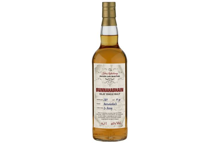 John Aylesbury Private Cask Selection Bunnahabhain 14 Jahre Single Malt Whisky 46% 0,70l