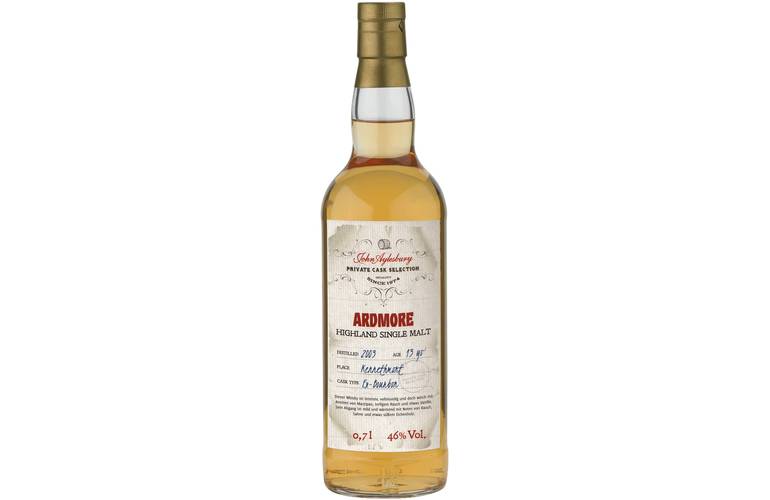 John Aylesbury Private Cask Selection Ardmore 13 Jahre Single Malt Whisky 46% 0,70l