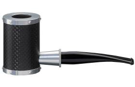 Tsuge Yoroi Carbon silber Pfeife - 9mm