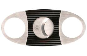 Cutter chrom satin/gun/Streifen 22mm Zigarrenabschneider