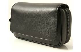 Der Klassiker VAUEN Pfeifentasche 571 Classic Leder für 1-2 Pfeifen Tasche