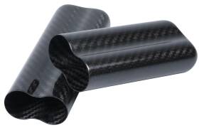 Zigarrenetui echtes Carbon Etui, Corona - Robusto - 2er
