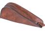 Pfeifentasche Lederoptik dunkelbraun für 1 Pfeife mit Tabakbeutel
