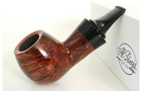 Al Pascia Curvy 02 braun - 9mm Pfeife