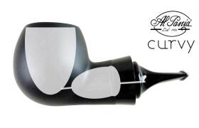 Al Pascia Curvy 02 braun - 9mm Pfeife