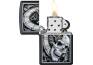 ZIPPO Feuerzeug Skull Clock - 60004591