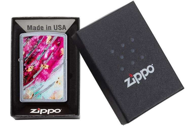ZIPPO Feuerzeug Mosaik pink - 60004589