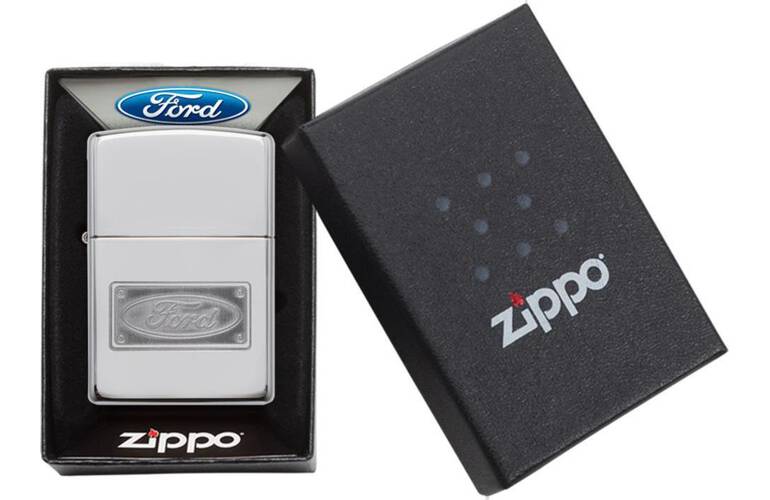 ZIPPO Feuerzeug Ford Logo Plate - 60004524