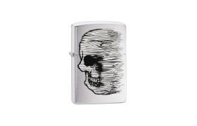 ZIPPO Feuerzeug Skull Lined - 60004413
