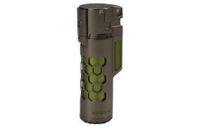 Bugatti Feuerzeug Mirage gun satin / green honeycomb