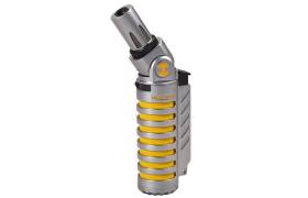 Bugatti Feuerzeug Volcan chrome satin / yellow
