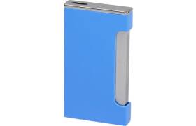 Jean Claude Feuerzeug Flat Flame Jet blau matt/chrom Jean Claude Feuerzeug Flat Flame Jet blau matt/chrom
