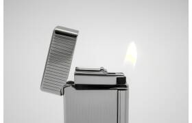 Rattrays Grand Chrome Stripes Pfeifenfeuerzeug