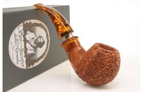 Ser Jacopo Delecta Spongia R2 C rustiziert - 9mm Pfeife