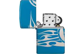 ZIPPO Feuerzeug Skull + Flames - 60004948