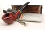 Sir John Pfeifen Starterset Deluxe 12 mit Pfeifentasche Einsteigerset Set