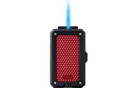 Colibri Feuerzeug "Rally" schwarz matt/rot Laser