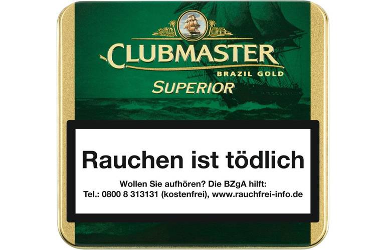 Clubmaster Superior Brasil Gold Zigarillos 20er