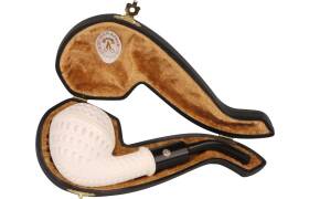 Altinay Meerschaum Pfeife Large Bulldog graviert