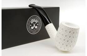 Altinay Meerschaum Pfeife Large Bent graviert