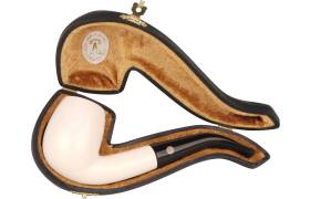 Altinay Meerschaum Pfeife Large Bent glatt